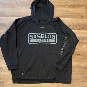 AFTCO Black Hoodie with SXSBlog Racing Design